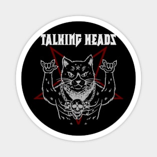 TALKING HEADS CAT ROCK - MERCH VTG Magnet